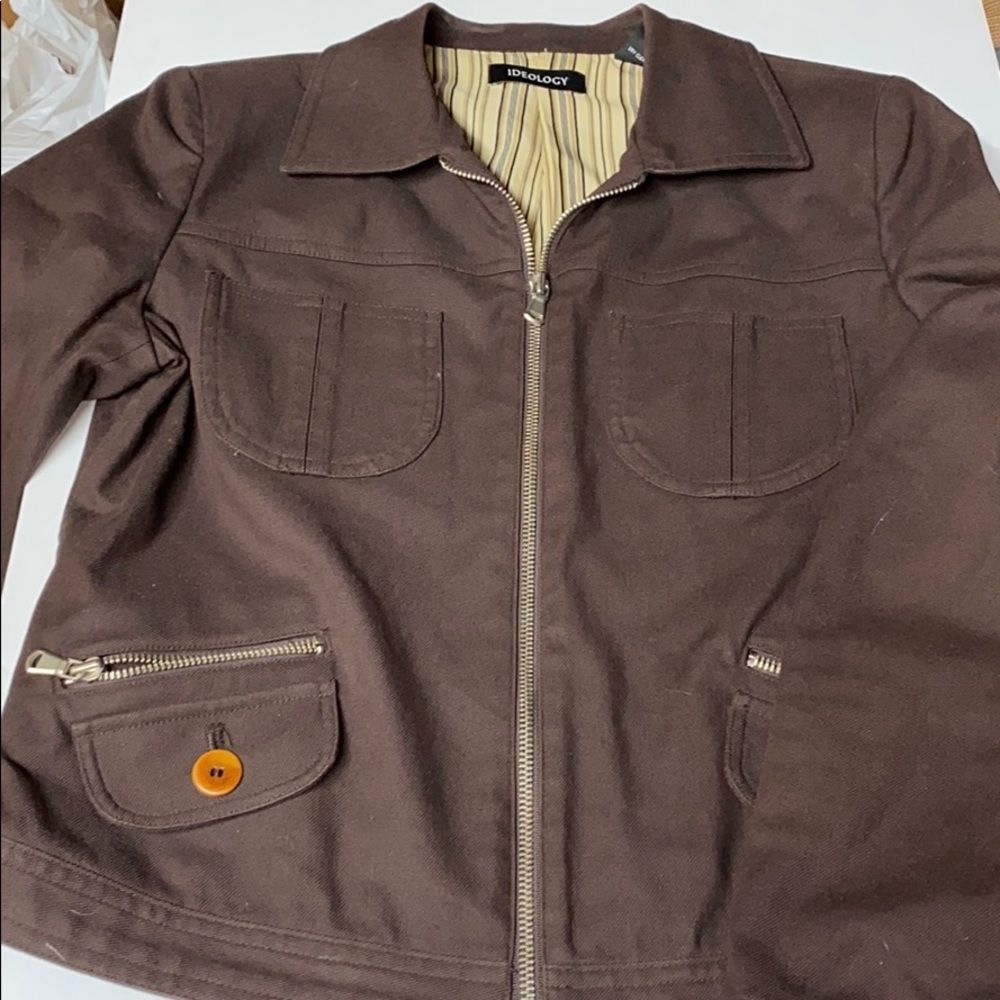 Ideology brown jacket